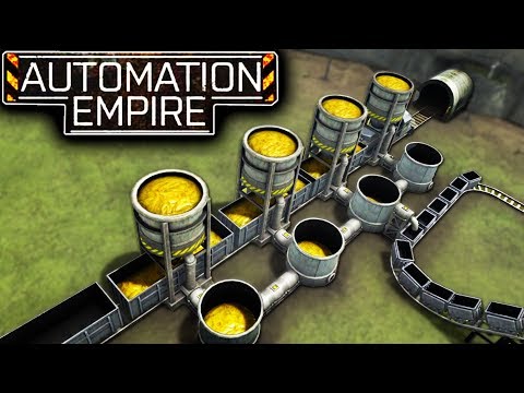 Making $200,000 with GOLD SLOP! (and Trains!) - Automation Empire Let’s Play Ep 5