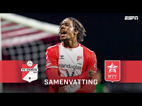 PENALTY vlak na RUST brengt FC EMMEN op VOORSPRONG 🎯 | Samenvatting FC Emmen - MVV Maastricht