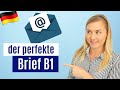 Deutsch Lernen B1 Brief Schreiben DTZ Goethe Telc Prüfung