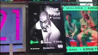 D&#39;NME’s “On The Way” Billboard is up in Times Square