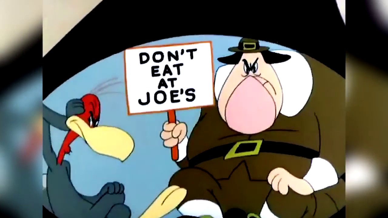 Jedite kod Džoa – Ćurka zezatorka Jerky Turkey (1945) naslovna scena