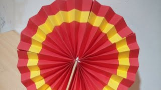 How to make a paper fan 🪭✨
