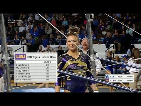 Shae Zamardi (LSU) - Uneven Bars (9.825) - LSU at Kentucky 2017
