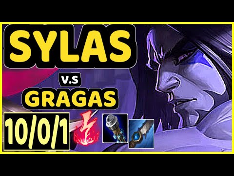 SELFMADE (SYLAS) vs GRAGAS - 10/0/1 KDA JUNGLE CHALLENGER GAMEPLAY - EUW