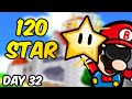 BLINDFOLDED SM64 120 Star For World Record Day 32 COMEBACK STREAM