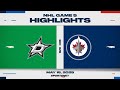 NHL Game 5 Highlights Stars Vs Jets May 15 2025