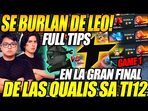 😲SE BURLAN DE LEOSTYLE!!😲 ACATSUKI VS THUNDER "The International 2023 - FINAL SA Qualifier"😲