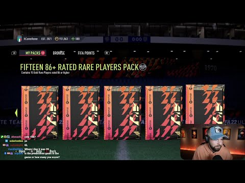 his 86+ x15 pack was...