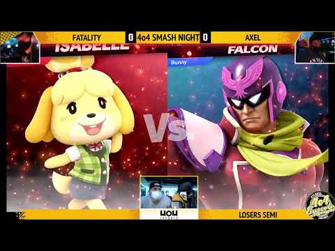 SSBU - 4o4 Smash Night 6 - MYM| Axel~ (Isabelle) vs Fatality (Captain Falcon) - Losers Semi-Final