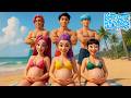 HUNTR X GOLDEN K Pop Demon Hunters A Dream Day At The Beach With Pregnant Mira Rumi Zoey