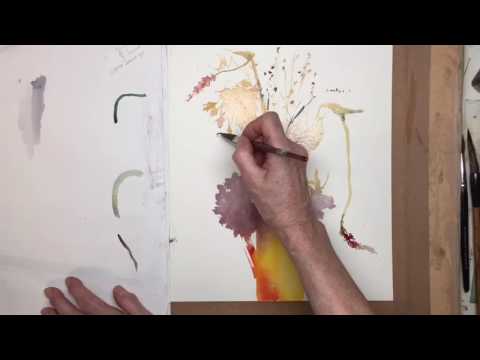 #5minutewatercolour. Seedheads