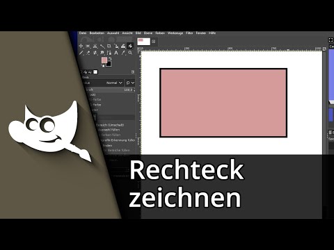 Gimp Rechteck zeichnen | Gimp Quadrat zeichnen ✅ Tutorial