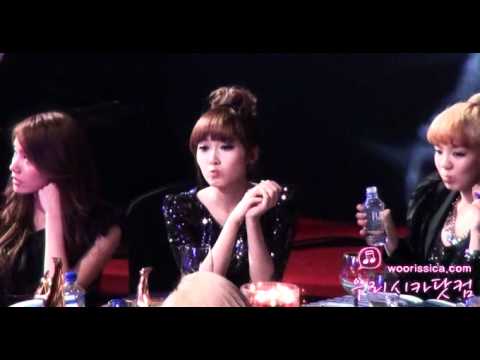 [fancam] SNSD - Jessica @ 101209 Golden Disk