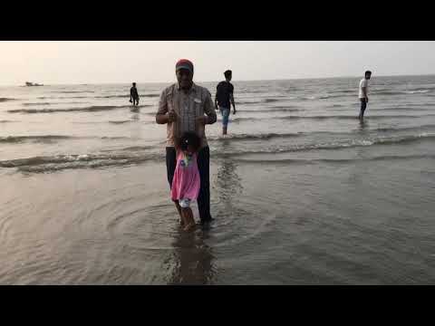 Sumedha enjoying on beach