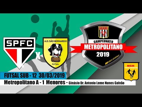 SÃO PAULO X SÃO BERNARDO SUB12 MELHORES MOMENTOS - CAMPEONATO METROPOLITANO 2019