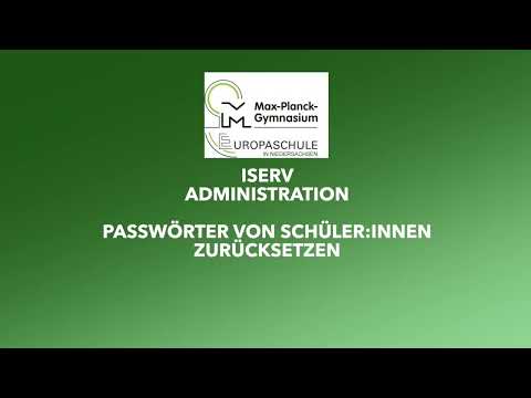 IServ Passwörter zurücksetzen