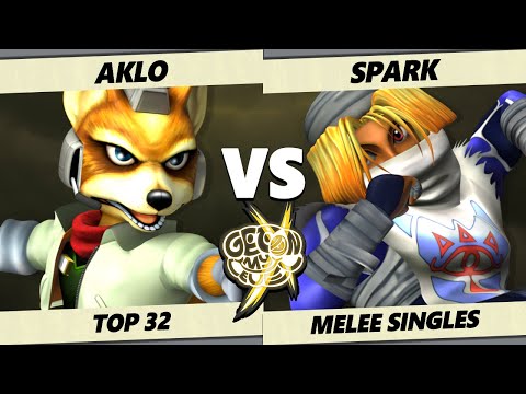 GOML X - Spark (Sheik) Vs. Aklo (Fox) Smash Melee - SSBM