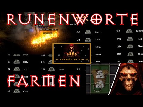 Diablo 2 Resurrected: Schnell RunenWorte Farmen Noob Guide - Ps5  #Letz Play Deutsch