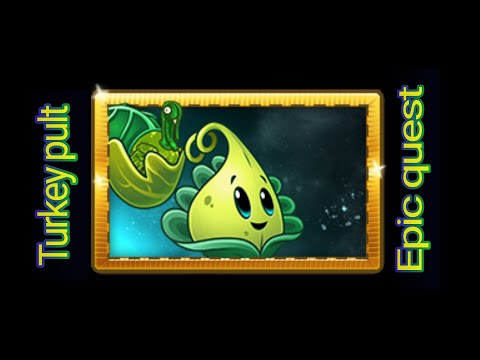 Plants vs Zombies 2, turkey pult new epic quest in pvz2, full 5 steps using level 3 free