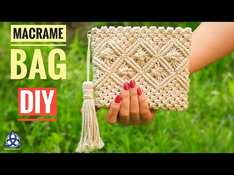 Macrame Bag Tutorial DIY Macrame Wallet for Girls