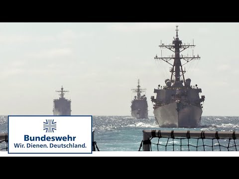 Deutsche Fregatte schützt US-Flugzeugträger – Bundeswehr