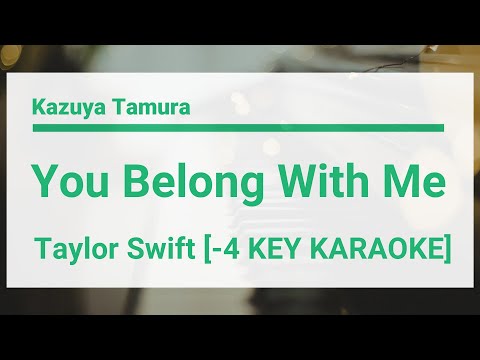 Taylor Swift - You Belong With Me (Lower Key Karaoke)