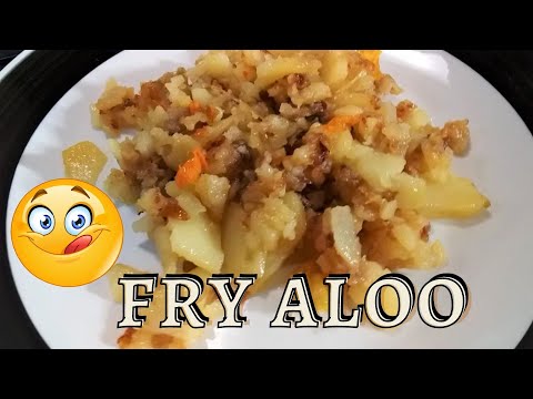 How to make Trini Fry Aloo | Fried Potato | Trinidad Food