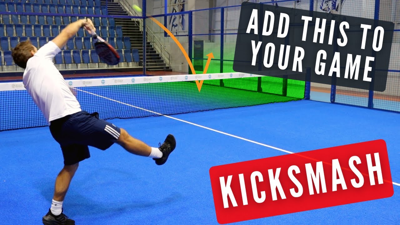Topspin smash: aiming for the side fence