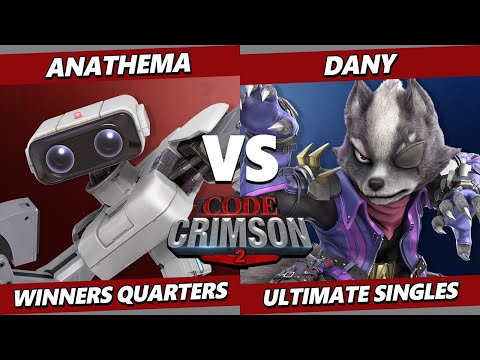 Code Crimson 2 - Anathema (ROB) Vs. Dany (Wolf) Smash Ultimate - SSBU