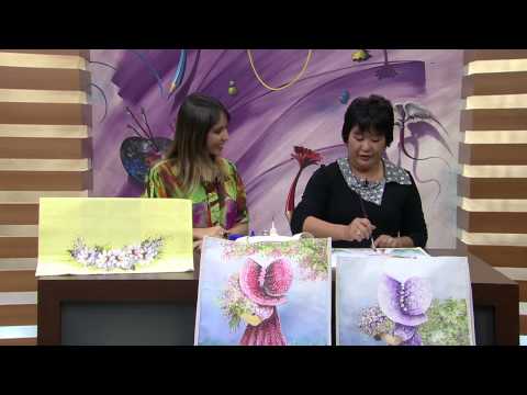 Mulher.com 28/08/2014 - Pintura Estamparia Tecido por Julia Passerani  - Parte 2