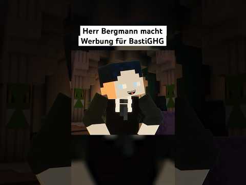 Video Thumbnail: Herr Bergmann macht eine Werbung für BastiGHG Shulker-Shop #minecraft #bastighg #herrbergmann