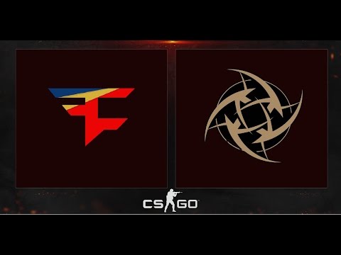 Faze vs NIP- ESL Pro League Season 4 CS:GO - De Cache (Game 1) 25/08/2016