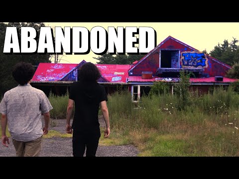 This home was left to the elements so we explored it