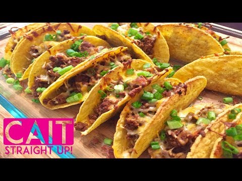 Oven Baked Tacos Recipe | Cait Straight Up