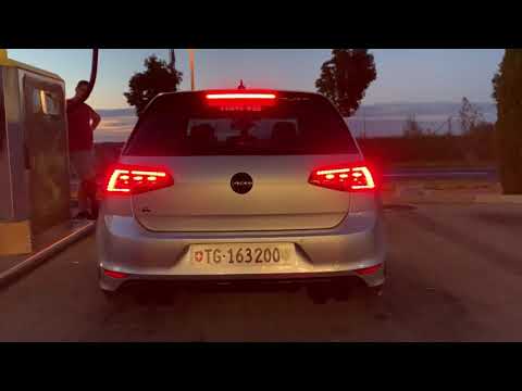 LOUD VW GOLF 7R with REMUS CATBACK