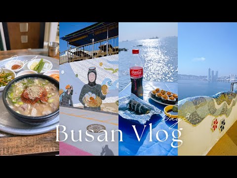 [Viagem à Coreia] Busan 4 noites e 5 dias de viagem solo (3º dia) 🧜‍♀️ Yeongdo Hinyeul Culture Village 🎨 | Café com vista soberba ☕️ | Loja coreana de produtos diversos 🐈 | Tejikuppa 🐷