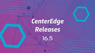 Check out what's coming in CenterEdge Advantage Release 16.5