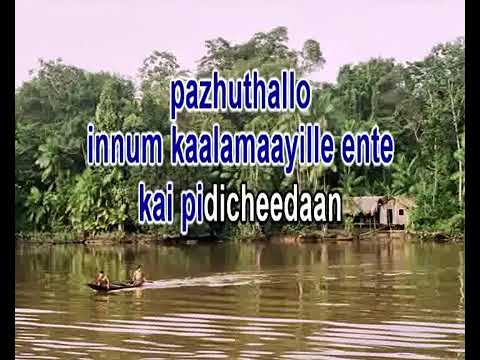 Alliyambal kadavil, Malayalam karaoke with synchronized lyrics for singing by D Sudheeran