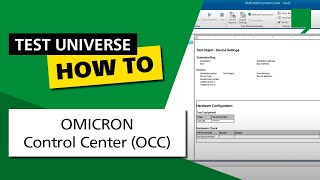 OMICRON Control Center (OCC)