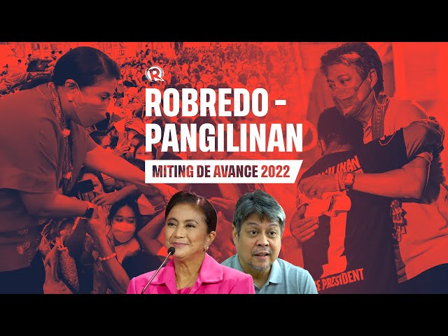 HIGHLIGHTS: Robredo-Pangilinan miting de avance – 2022 Philippine elections