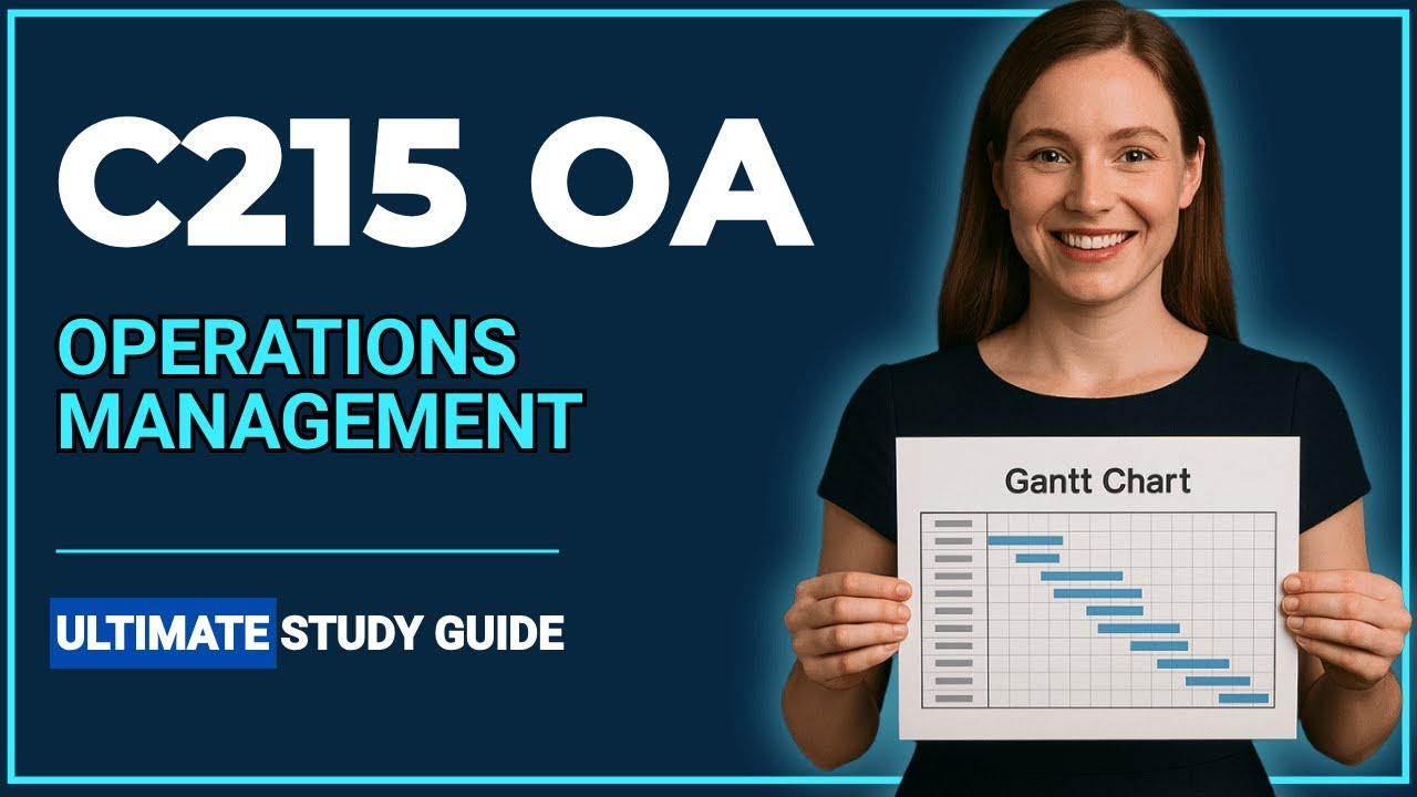 WGU C215 OA Ultimate Study Guide - Crash Course