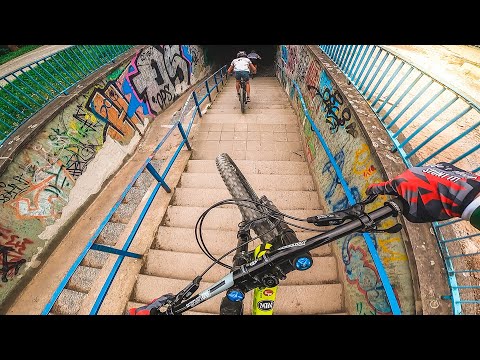 URBAN DOWNHILL MTB Street Tour JENA, GERMANY - Lukas Knopf