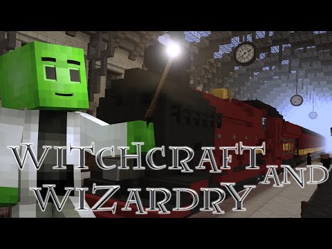 Minecraft: Witchcraft and Wizardry Part 2 - Onwards to Hogwarts!
