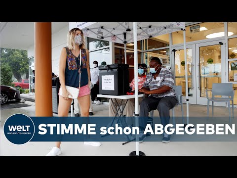 US-WAHL 2020: Early Voting - In vielen US-Bundesstaaten beginnen jetzt schon die Stimmabgaben