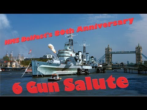 Battle Stations: HMS Belfast - Steel Fortress firing all 6 inch guns 80th anniversary
