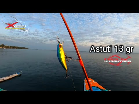 Tes minnow astuti 13 gr relix nusantara.... || ultralight fishing || HFB 123
