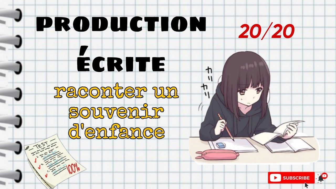 production écrite sur les souvenirs d'enfance #1bac #la_boite_à_merveilles #examen_régional #roman