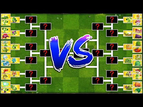 PvZ 2 BIG Tournament - Who Will Win? - Plant vs Plant Challenge