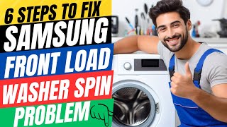 Samsung front-load washer not spinning