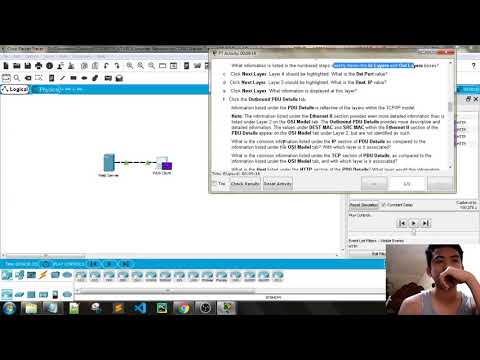 CCNA1 PKT | 3.2.4.6 Packet Tracer - Investigating the TCP-IP and OSI Models in Action
